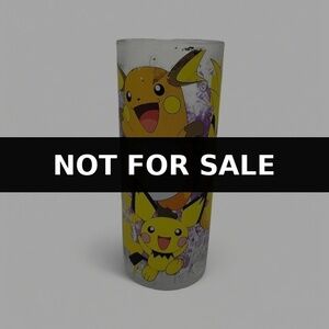 Silver Buffalo Pokémon Glass Tumbler Starter Evolutions Nintendo Anime Drinkware
